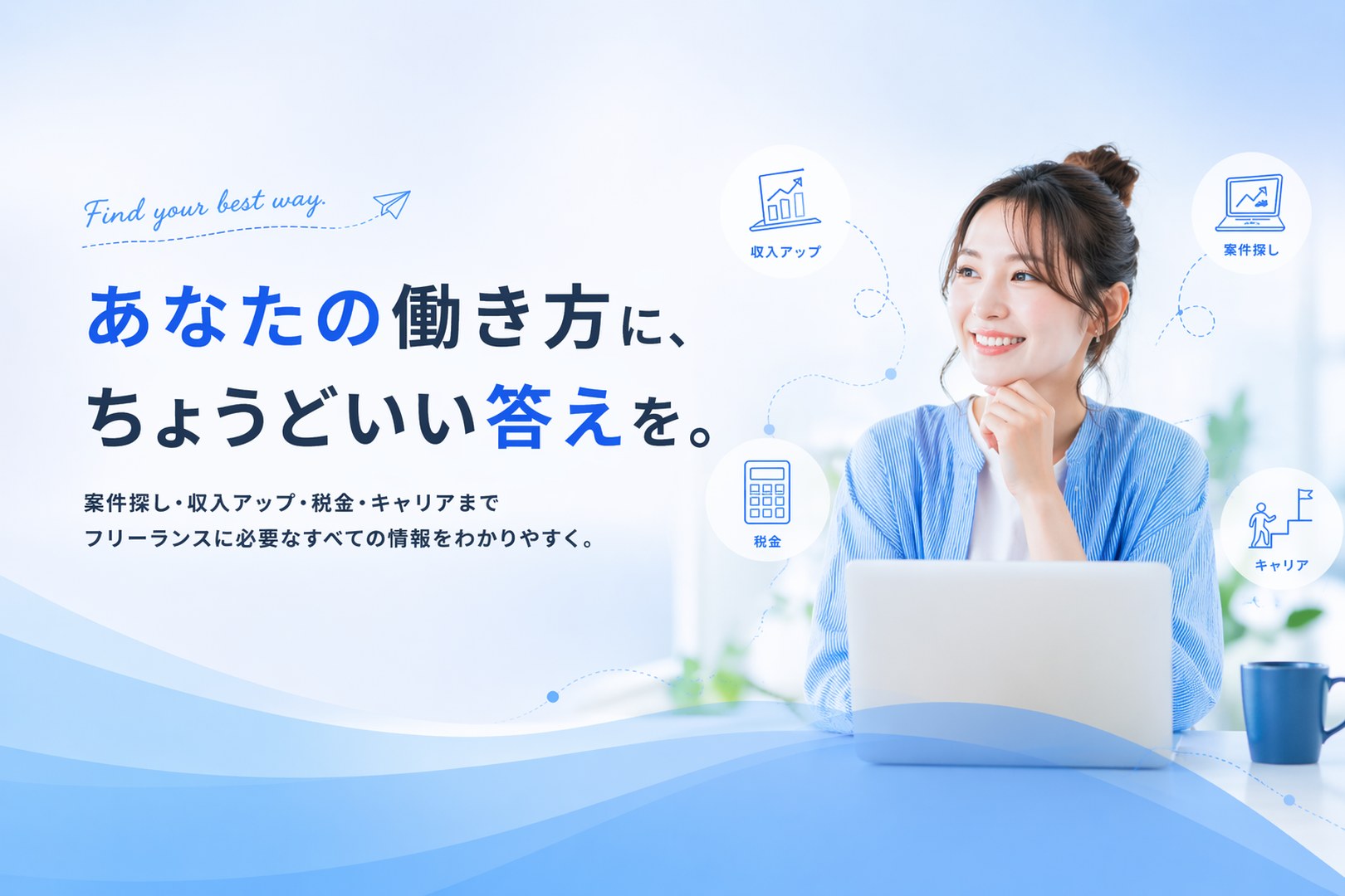 あなたの働き方に、ちょうどいい答えを。